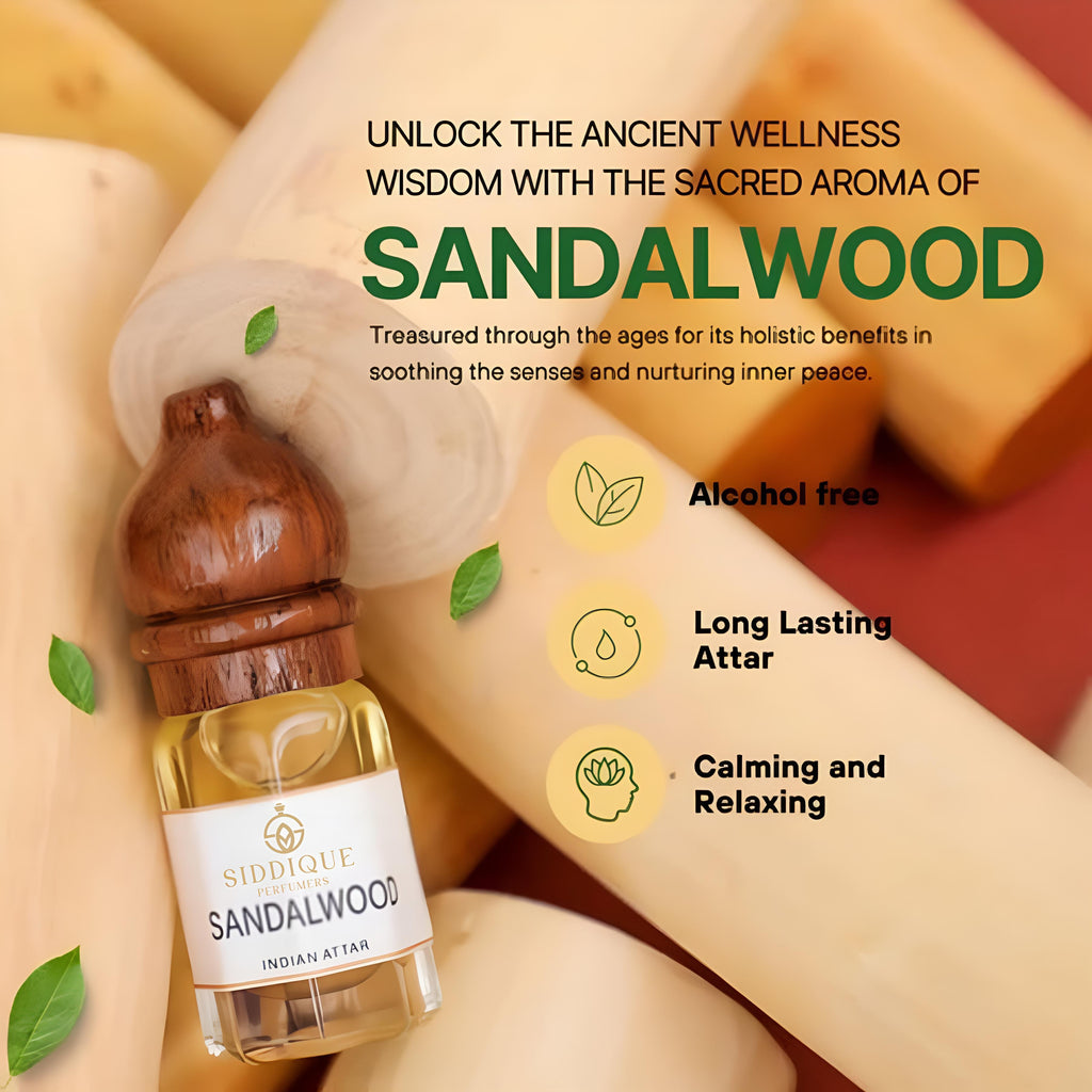 Sandalwood Attar | Authentic Indian Attar | From Kannauj