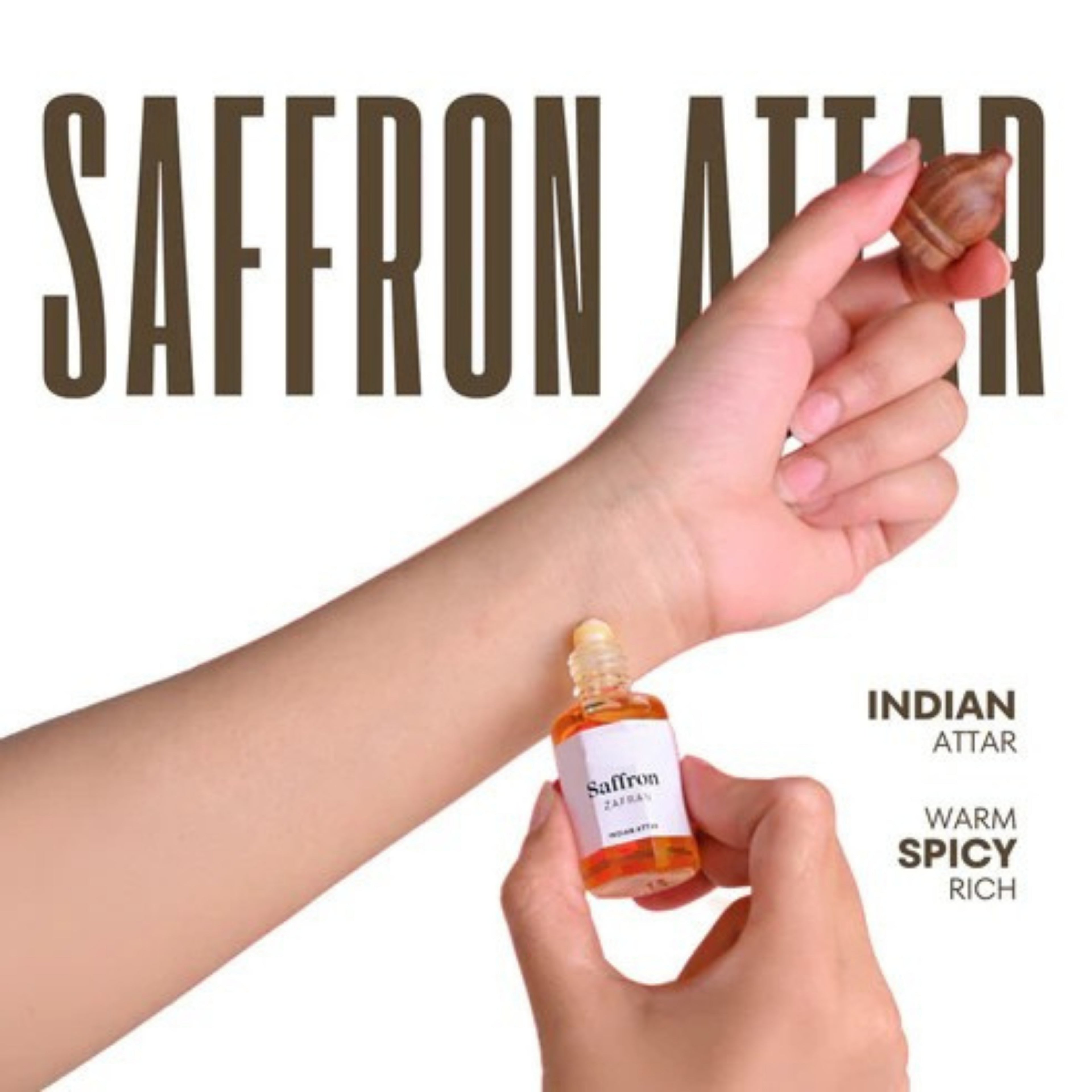 Saffron Attar | Authentic Indian Attar | From Kannauj